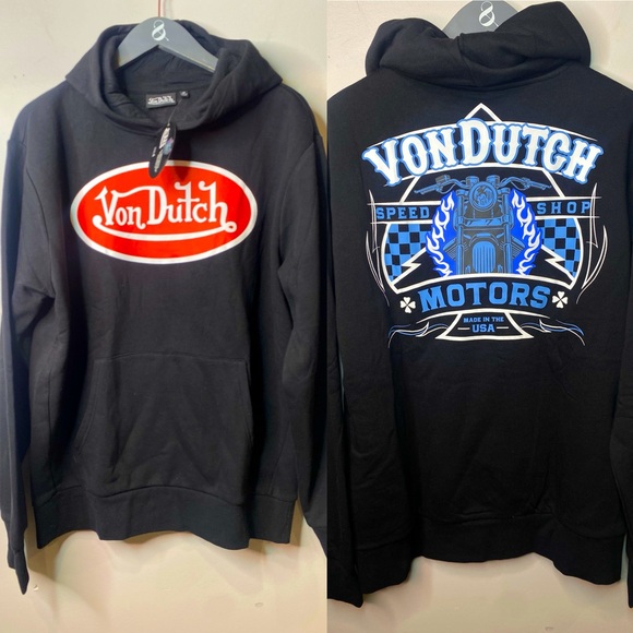 Von Dutch Other - NWT Von Dutch Logo Hoodie With Back Design